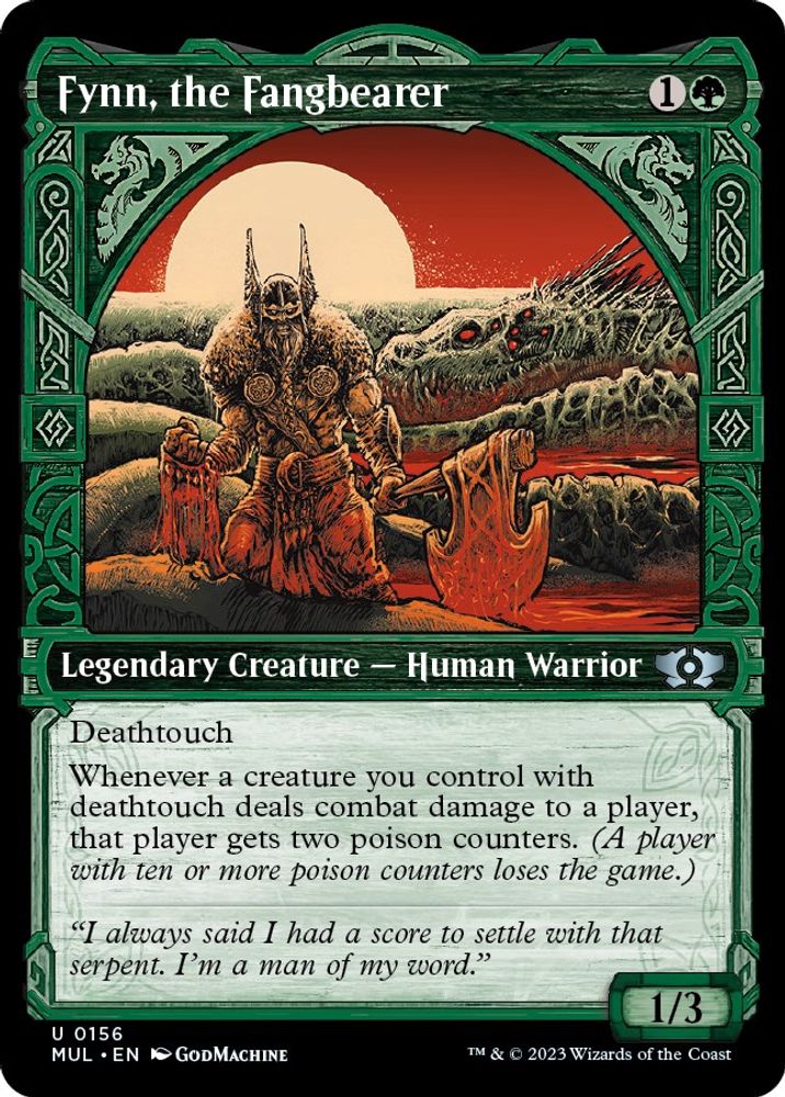 Fynn, the Fangbearer · 156 · MUL · Halo Foil