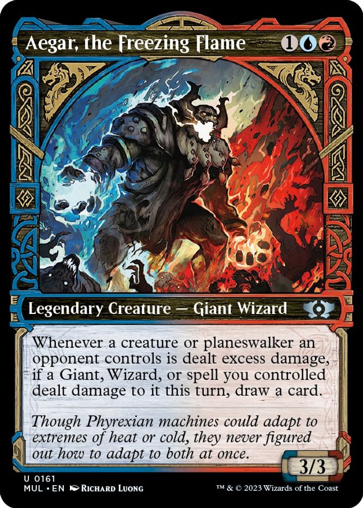 Aegar, the Freezing Flame · 161 · March of the Machine: Multiverse Legends · Halo Foil