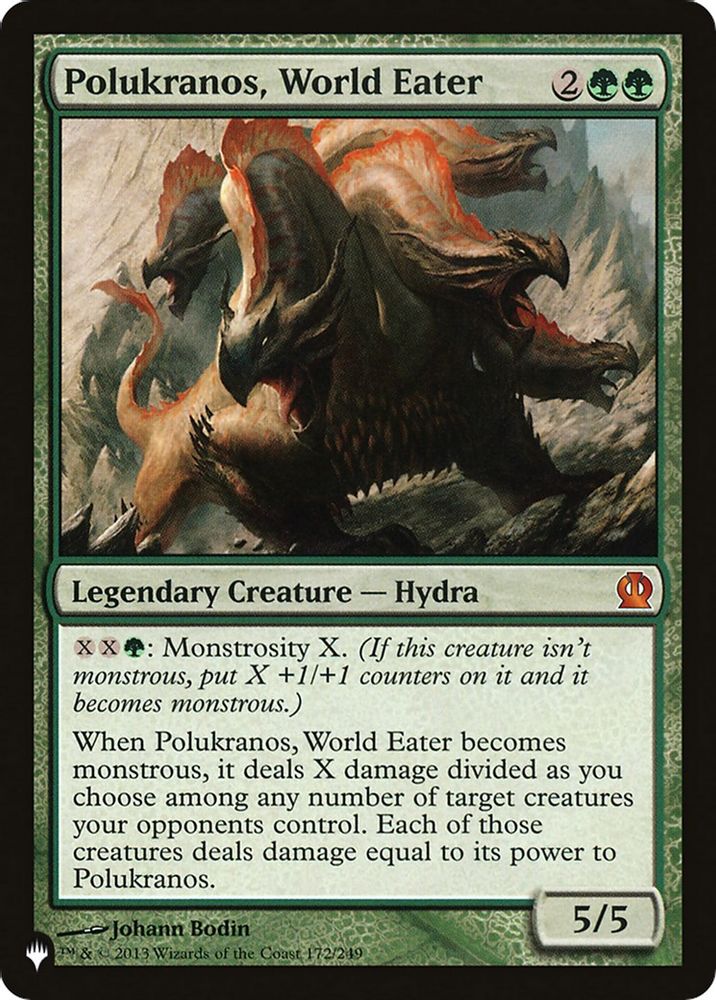 Polukranos, World Eater · 172/249 · PLST · Non-foil