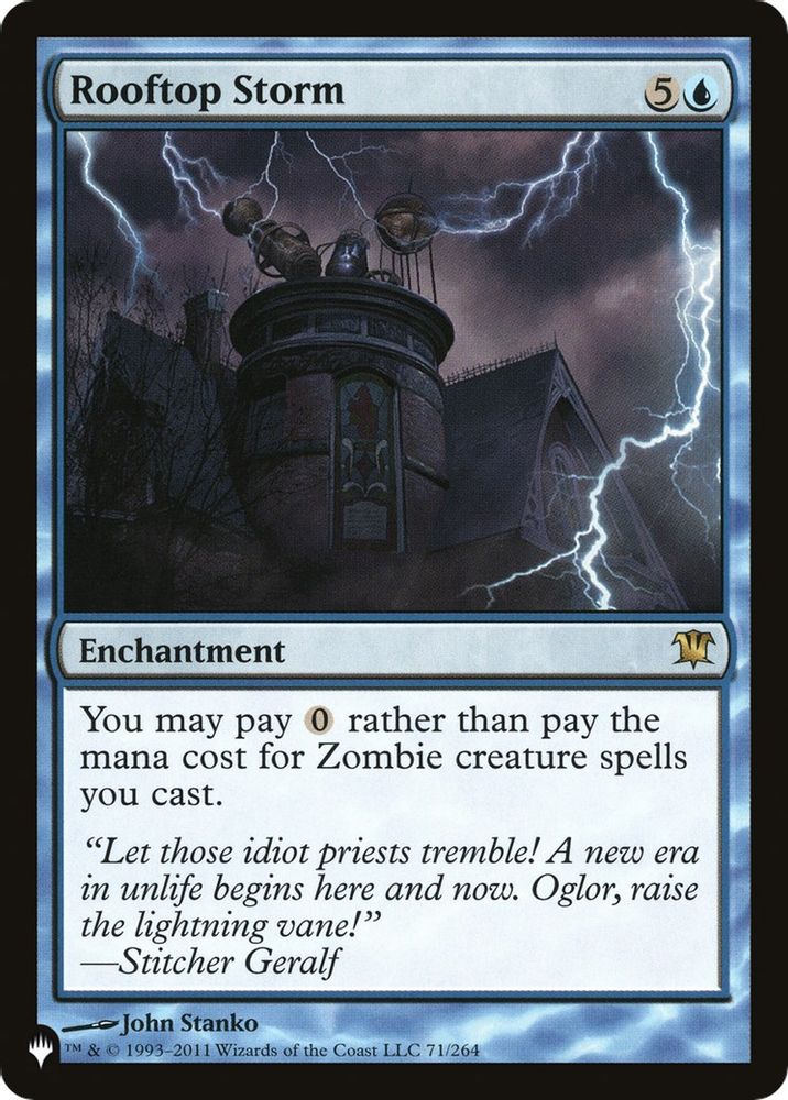 Rooftop Storm · 71/264 · PLST · Non-foil