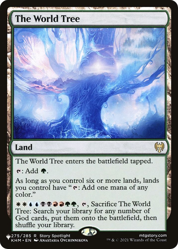 The World Tree · 275/285 · PLST · Non-foil