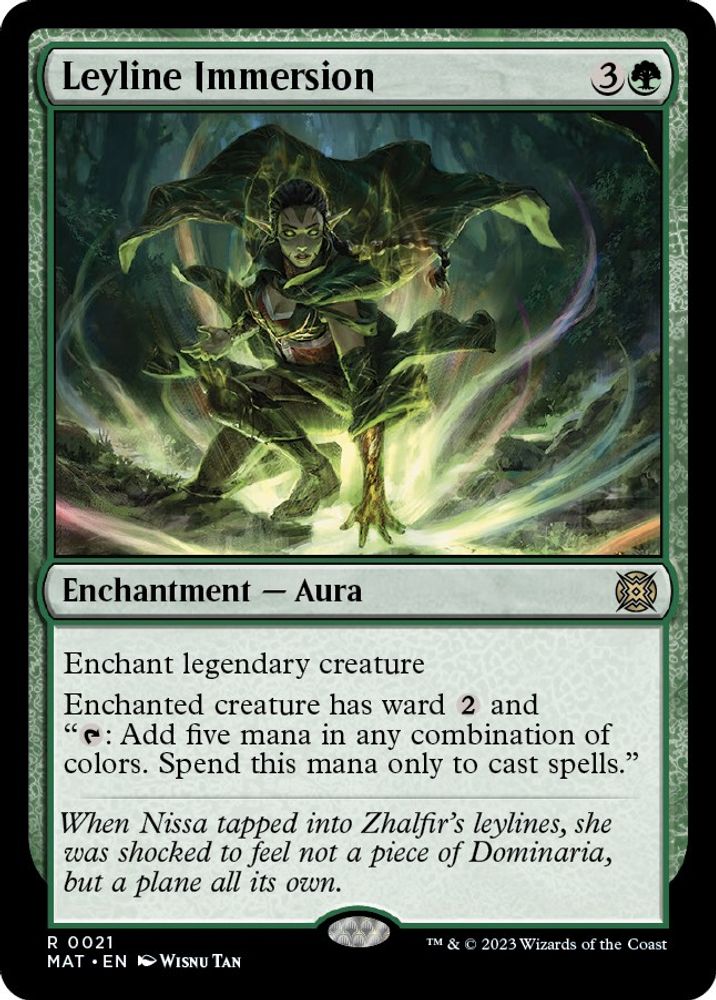 Leyline Immersion · 21 · March of the Machine: The Aftermath · Non-foil