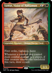 Samut, Vizier of Naktamun · 145 · MAT · Etched Foil