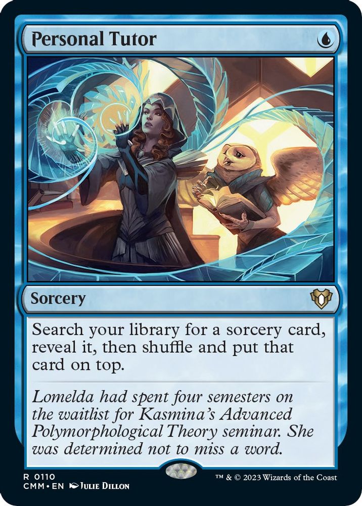 Personal Tutor · 110 · Commander Masters · Non-foil