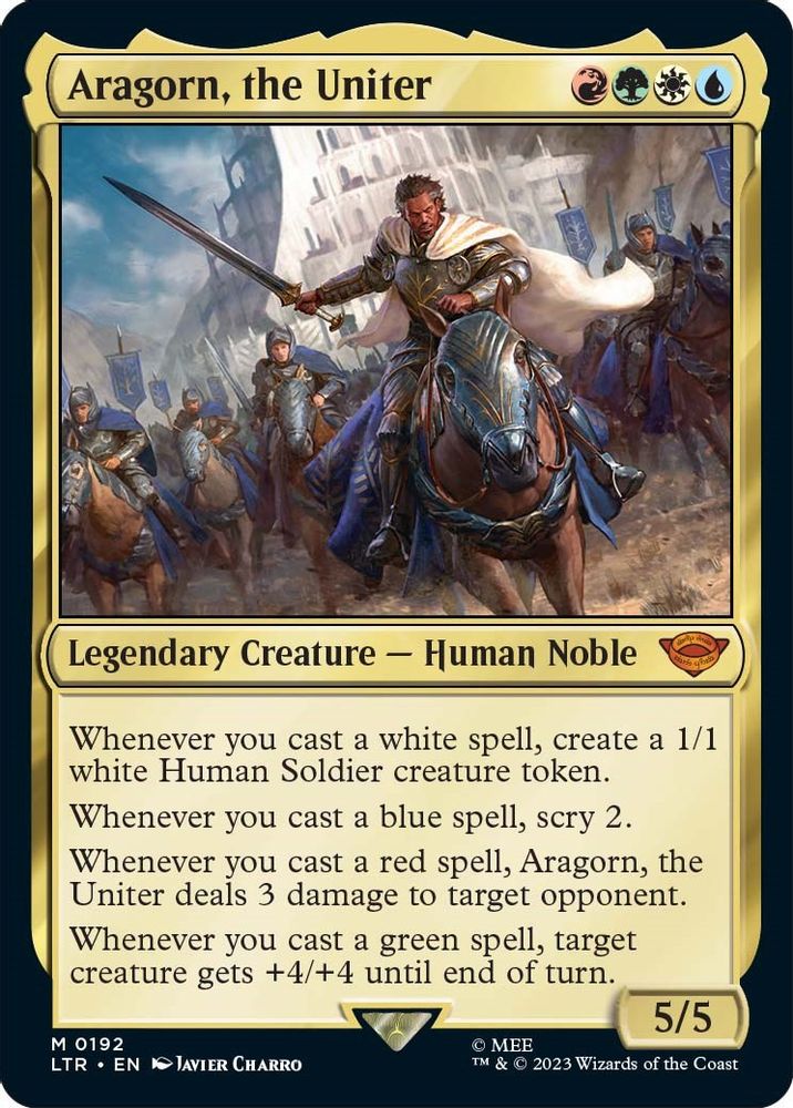 Aragorn, the Uniter · 192 · Universes Beyond: The Lord of the Rings: Tales of Middle-earth · Non-foil