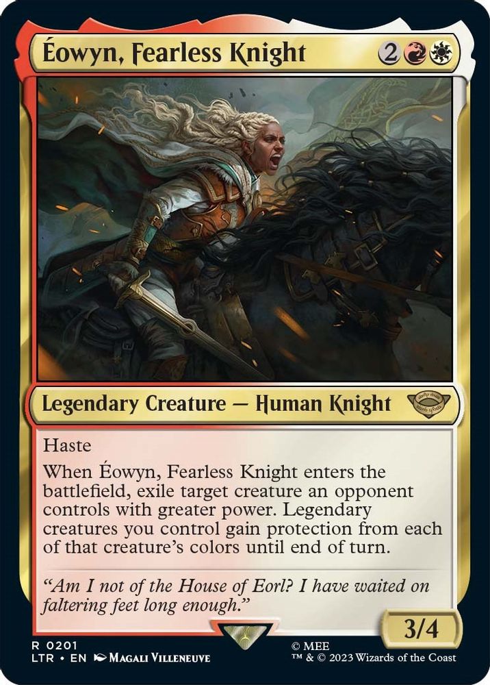 Eowyn, Fearless Knight · 201 · Universes Beyond: The Lord of the Rings: Tales of Middle-earth · Non-foil
