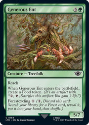 Generous Ent · 169 · LTR · Non-foil