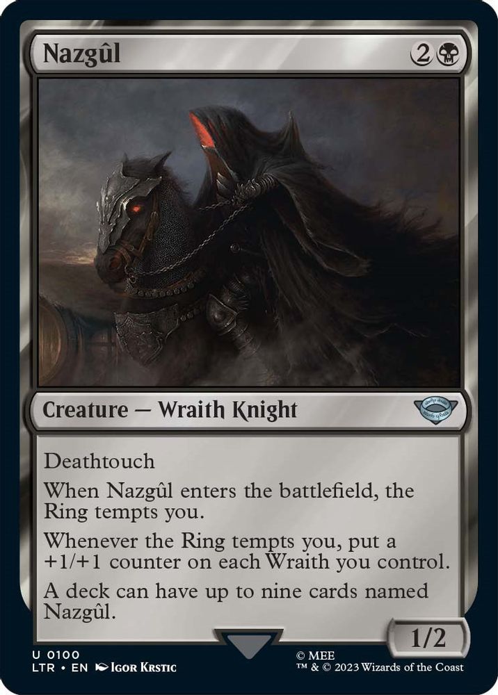 Nazgul (0100) · 100 · Universes Beyond: The Lord of the Rings: Tales of Middle-earth · Non-foil