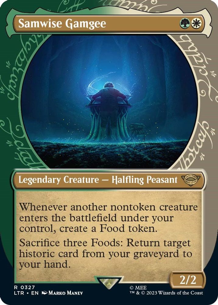 Samwise Gamgee (Showcase) · 327 · Universes Beyond: The Lord of the Rings: Tales of Middle-earth · Non-foil