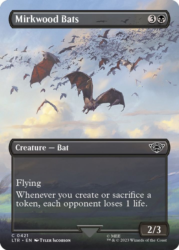 Mirkwood Bats (Borderless) · 421 · LTR · Non-foil