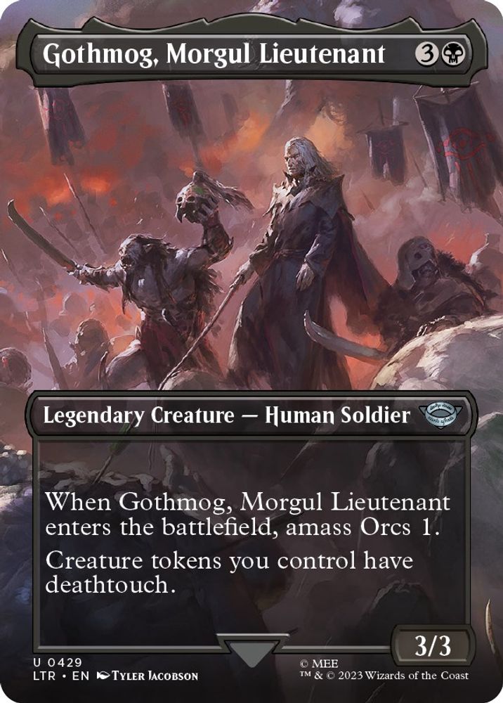 Gothmog, Morgul Lieutenant (Borderless) · 429 · LTR · Foil