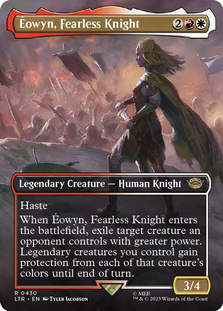 Eowyn, Fearless Knight (Borderless) · 430 · LTR · Non-foil