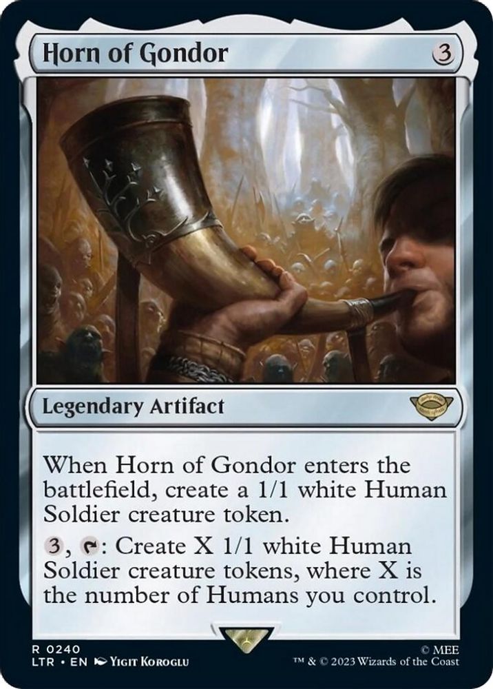 Horn of Gondor · 240 · Universes Beyond: The Lord of the Rings: Tales of Middle-earth · Non-foil
