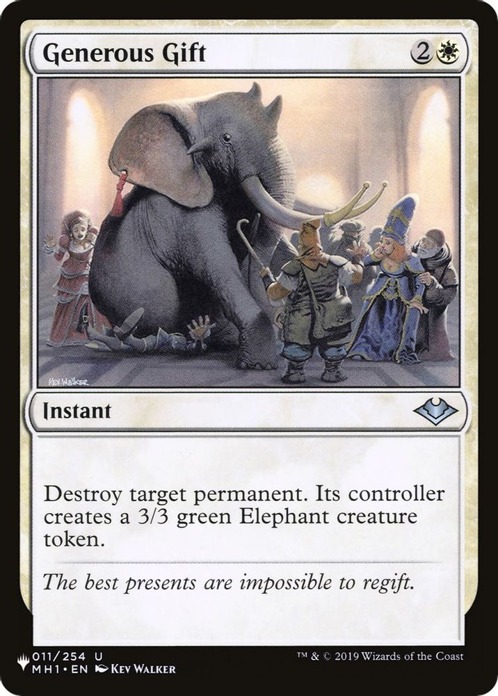Generous Gift · 011/254 · PLST · Non-foil