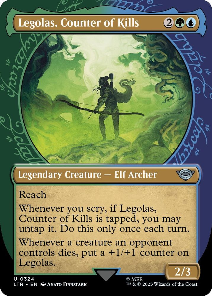 Legolas, Counter of Kills (Showcase) · 324 · LTR · Non-foil