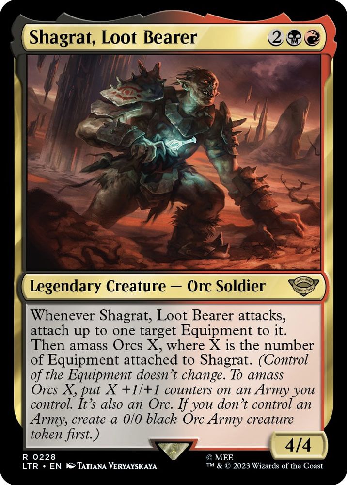 Shagrat, Loot Bearer · 228 · Universes Beyond: The Lord of the Rings: Tales of Middle-earth · Non-foil