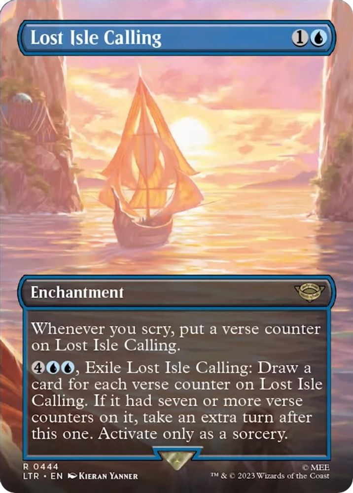 Lost Isle Calling (Borderless) · 444 · LTR · Non-foil