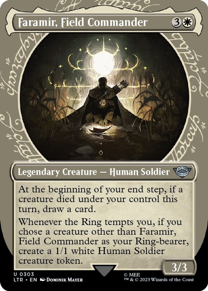 Faramir, Field Commander (Showcase) · 303 · Universes Beyond: The Lord of the Rings: Tales of Middle-earth · Non-foil