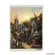 Square Enix Card Sleeves: Final Fantasy - FFXIV - Final Fantasy XIV card sleeves featuring detailed character artwork with a sunset background, rectangular design.