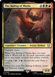 The Balrog of Moria · 46 · Commander: The Lord of the Rings: Tales of Middle-earth · Non-foil