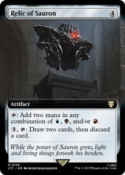 Relic of Sauron (Extended Art) · 159 · LTC · Non-foil