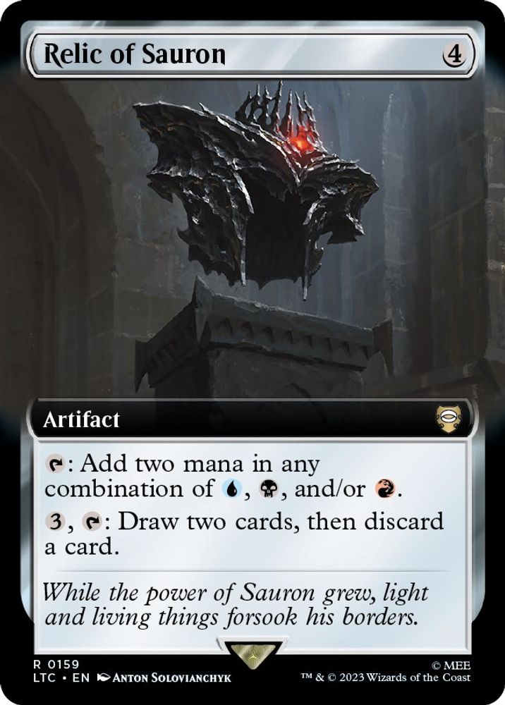 Relic of Sauron (Extended Art) · 159 · LTC · Non-foil