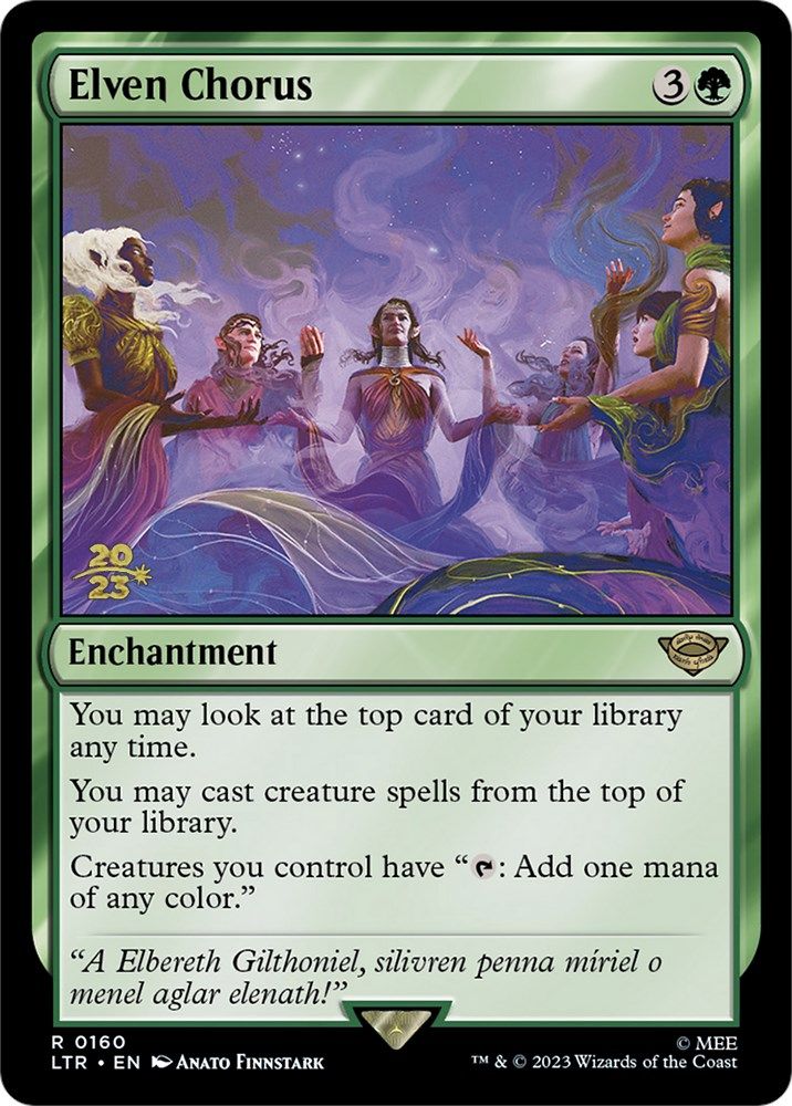 Elven Chorus · 160 · PAFR · Foil
