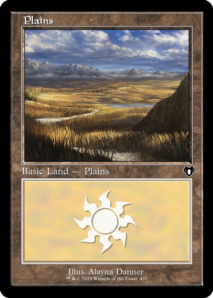 Plains (437) (Retro Frame) · 437 · CMM · Non-foil