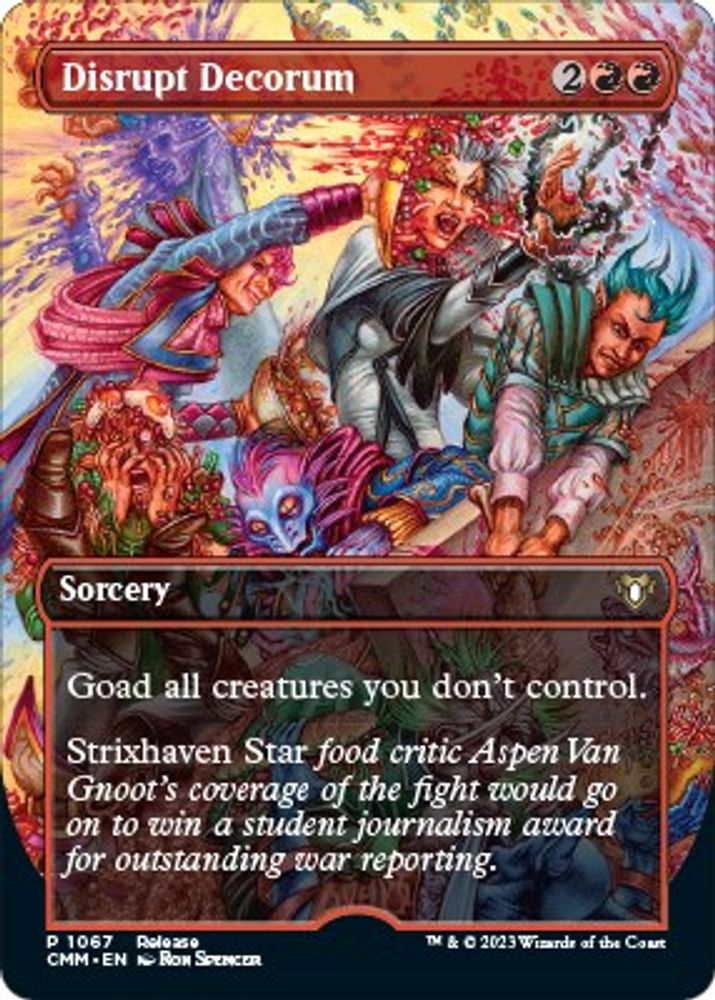 Disrupt Decorum · 1067 · PBFZ · Foil
