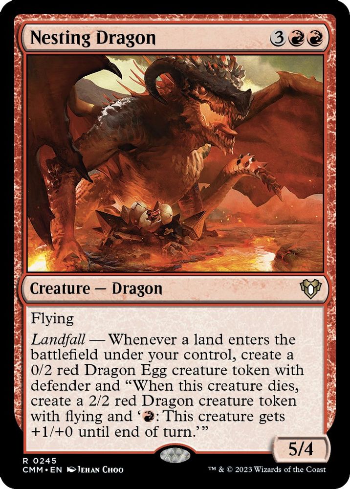Nesting Dragon · 245 · CMM · Non-foil