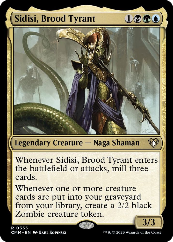 Sidisi, Brood Tyrant · 355 · CMM · Non-foil