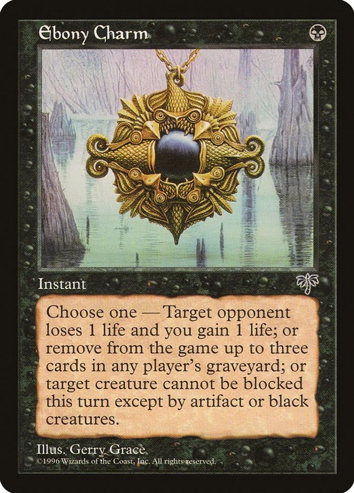 Ebony Charm · MIR · Non-foil