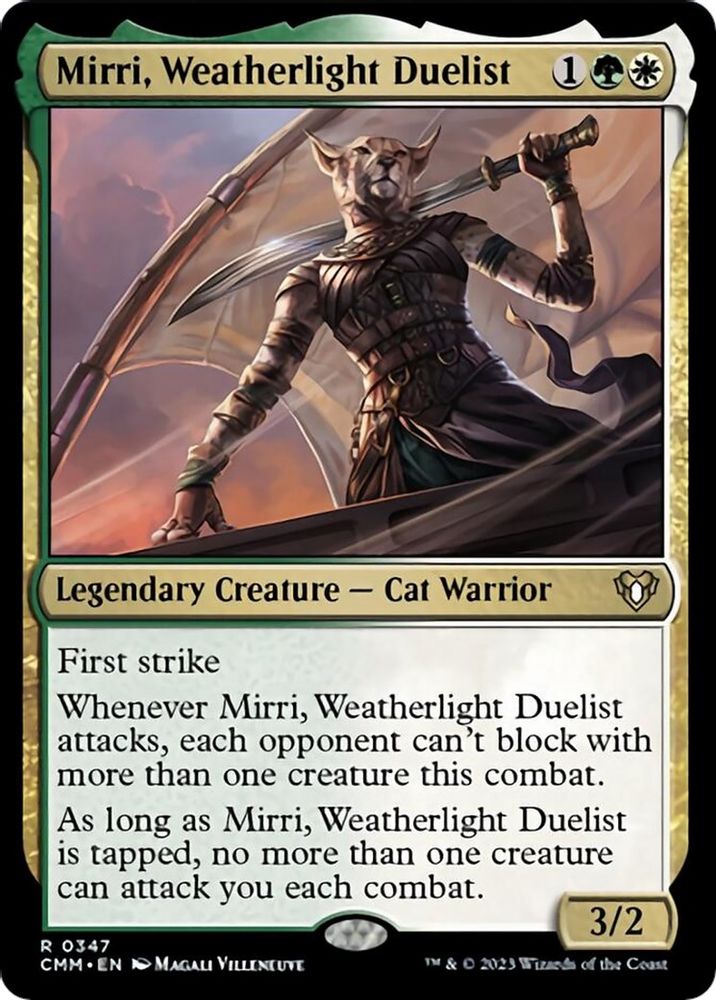 Mirri, Weatherlight Duelist · 347 · CMM · Non-foil