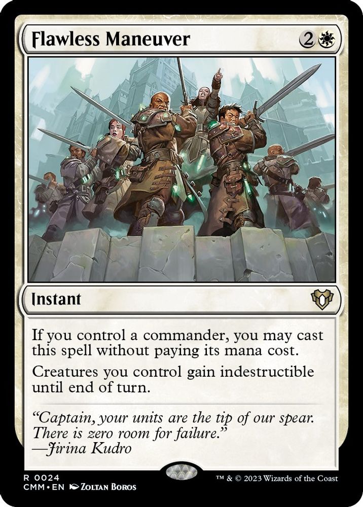 Flawless Maneuver · 24 · CMM · Non-foil