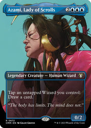 Azami, Lady of Scrolls (Borderless) · 672 · CMM · Non-foil