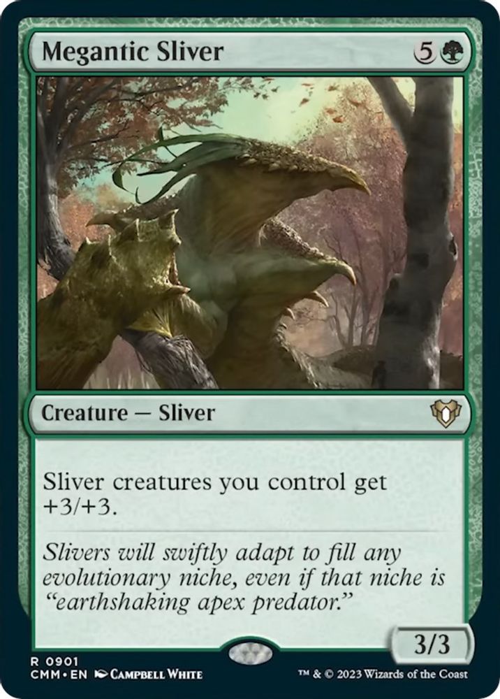 Megantic Sliver · 901 · Commander Masters · Non-foil