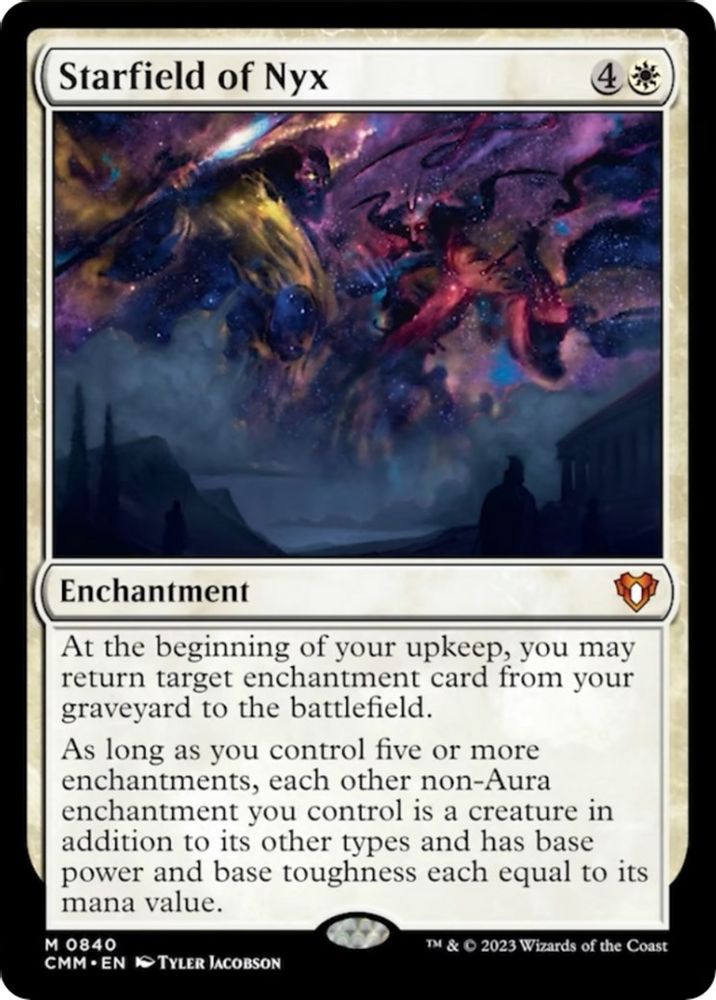 Starfield of Nyx · 840 · Commander Masters · Non-foil
