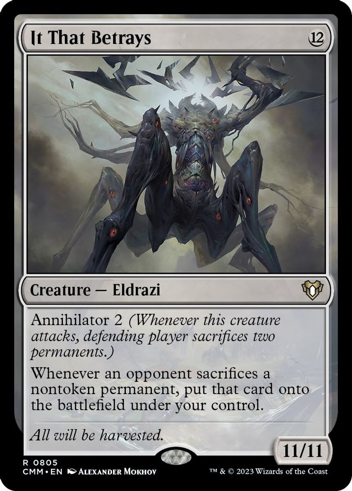 It That Betrays · 805 · CMM · Non-foil