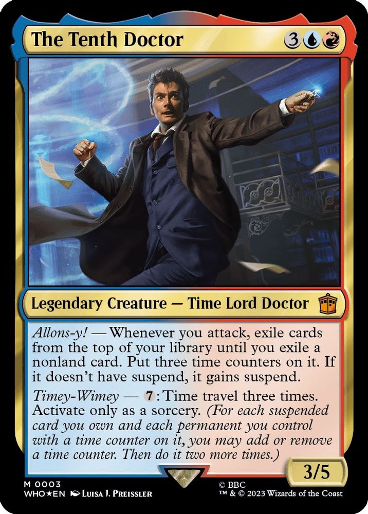 The Tenth Doctor · 3 · Universes Beyond: Doctor Who · Foil