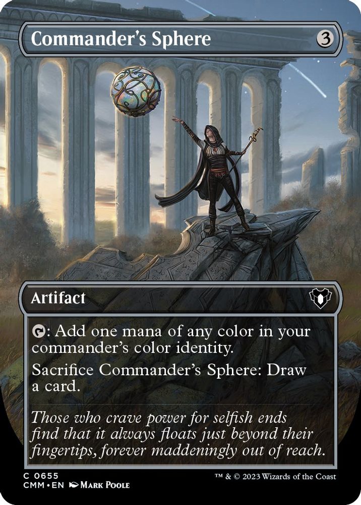 Commander's Sphere (Borderless) · 655 · Commander Masters · Non-foil
