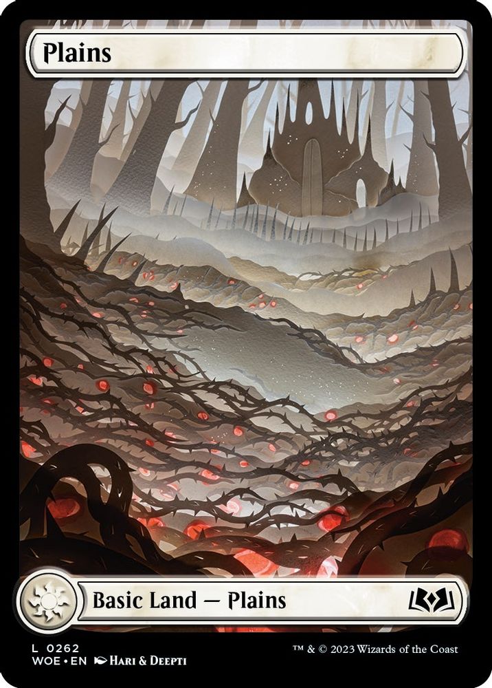 Plains (0262) · 262 · Wilds of Eldraine · Foil