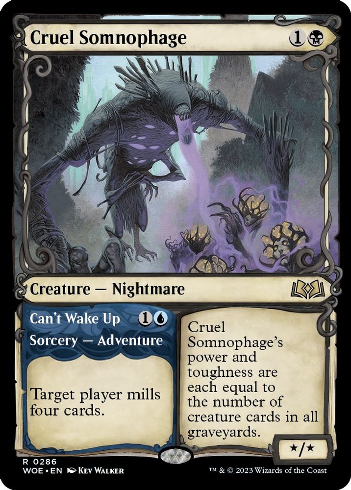 Cruel Somnophage (Showcase) · 286 · Wilds of Eldraine · Non-foil