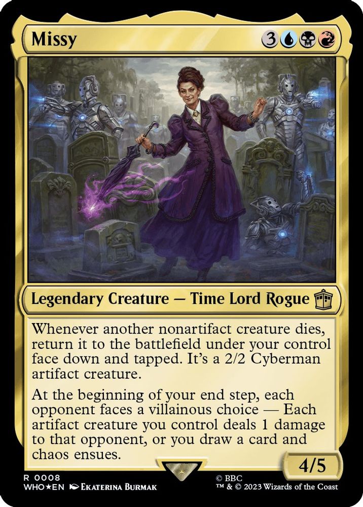 Missy · 8 · Universes Beyond: Doctor Who · Foil