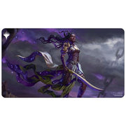 Ultra Pro Playmat -Magic the Gathering: Commander Masters: Anikthea - Magic the Gathering Commander Masters playmat featuring a warrior woman in ornate armor with flowing purple ribbons against.