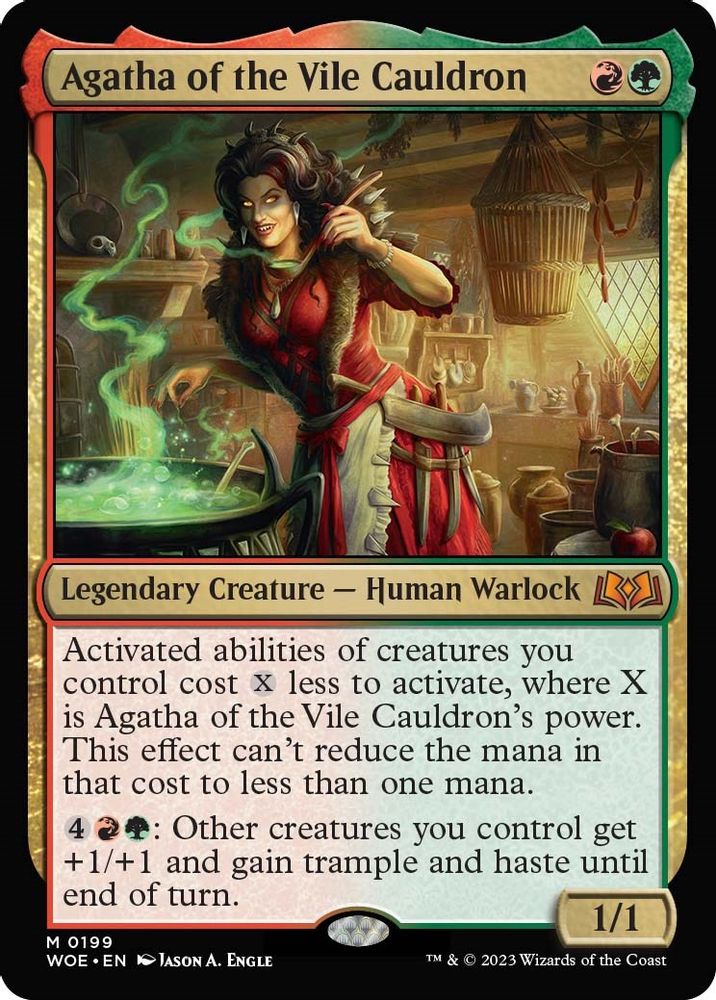 Agatha of the Vile Cauldron · 199 · Wilds of Eldraine · Non-foil