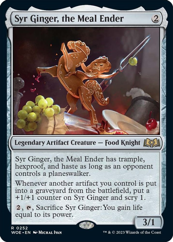 Syr Ginger, the Meal Ender · 252 · Wilds of Eldraine · Non-foil