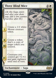 Three Blind Mice · 35 · Wilds of Eldraine · Non-foil