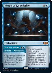 Virtue of Knowledge · 76 · Wilds of Eldraine · Non-foil