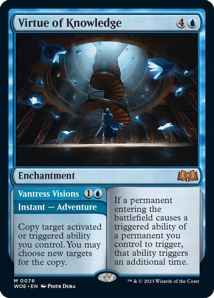 Virtue of Knowledge · 76 · Wilds of Eldraine · Non-foil