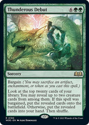 Thunderous Debut · 190 · Wilds of Eldraine · Non-foil